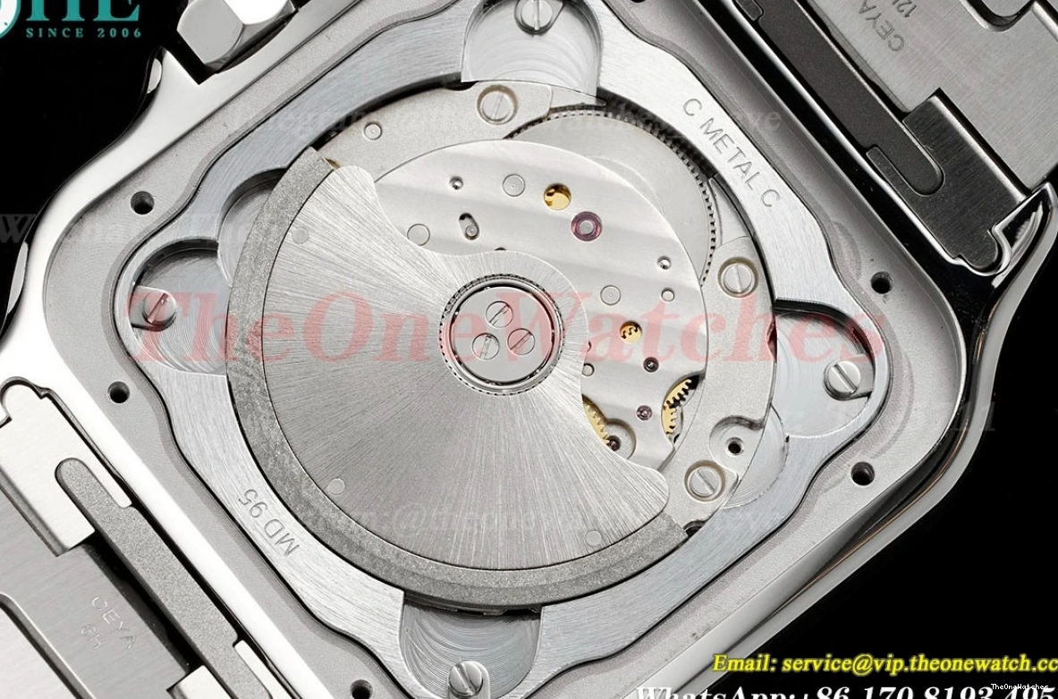 SS SS Santos Cartier XL 40mm MY9015 AF Green De Dial 0522